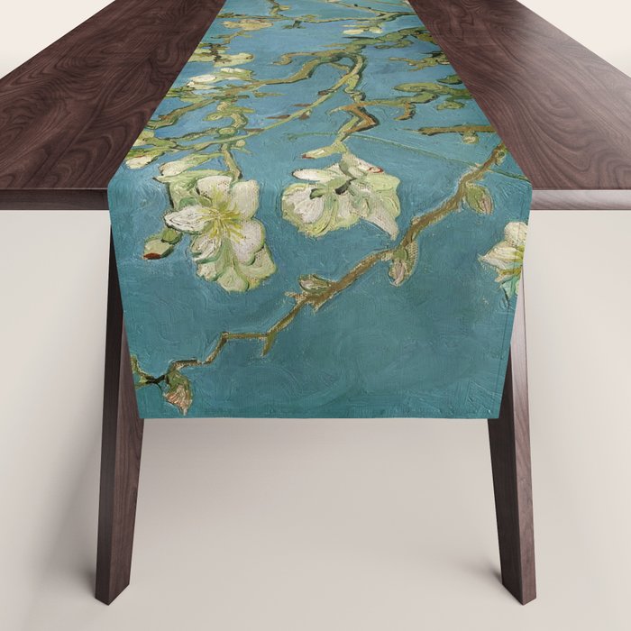 Blossoming Almond Tree Vincent Van Gogh Table Runner Gallery Image 1