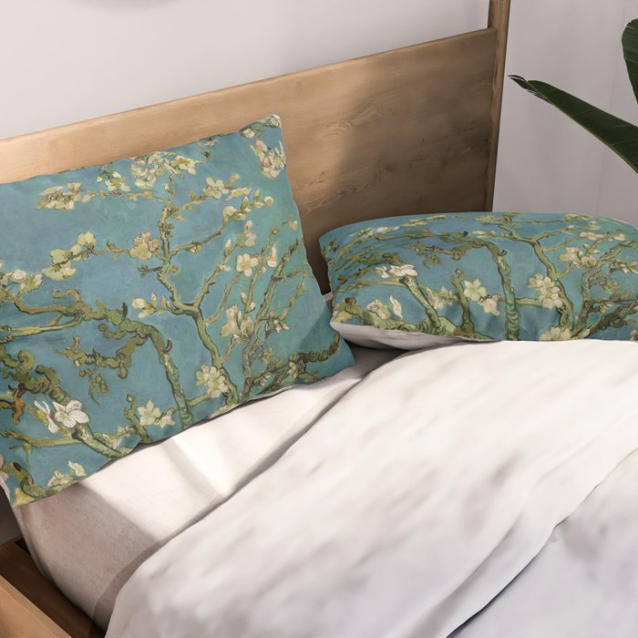 Blossoming Almond Tree Vincent Van Gogh Pillow Sham Gallery Image 2