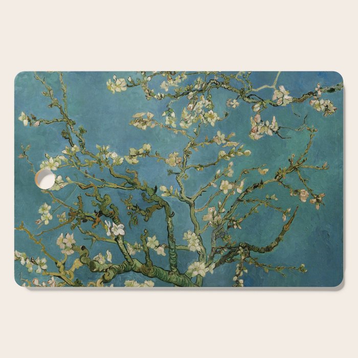 Blossoming Almond Tree Vincent Van Gogh Cutting Board Gallery Image 1