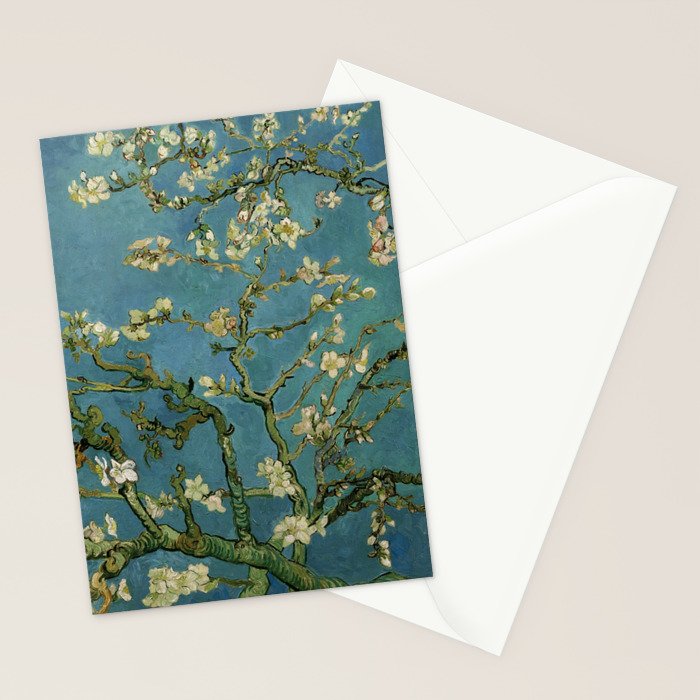 Blossoming Almond Tree Vincent Van Gogh Stationery Card Gallery Image 2