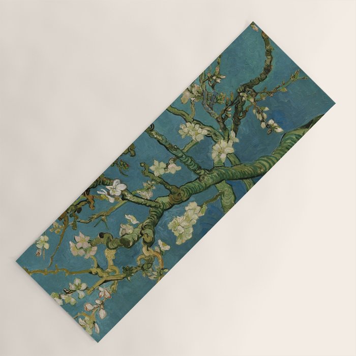 Blossoming Almond Tree Vincent Van Gogh Yoga Mat Gallery Image 1