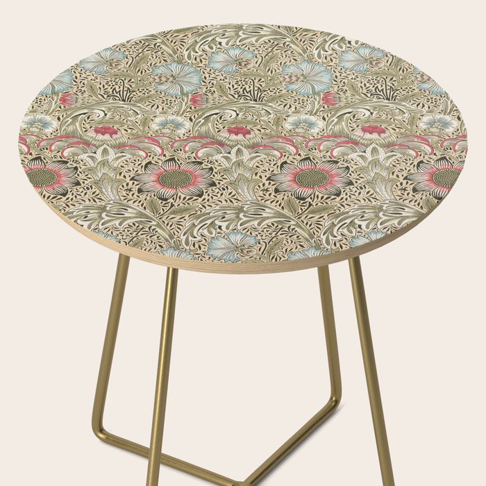Corncockle Vintage William Morris Floral Side Table Gallery Image 2