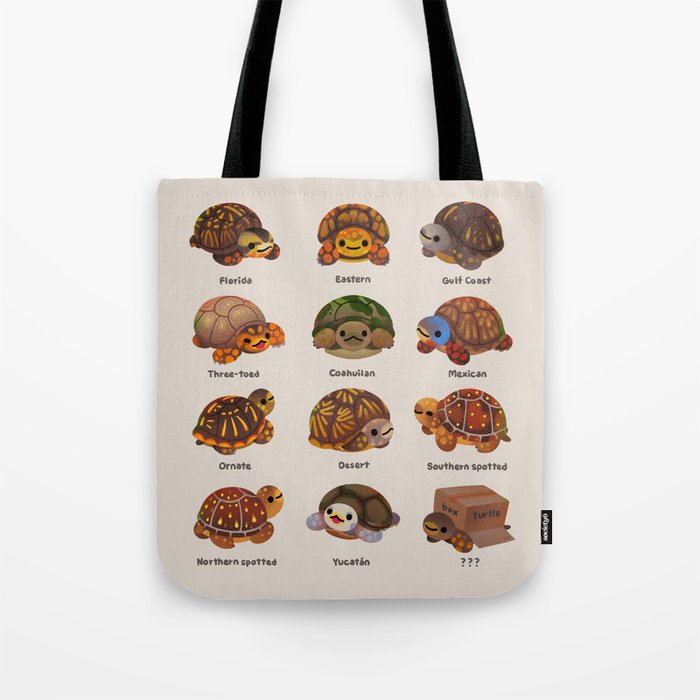 Box turtle Tote Bag Gallery Image 1