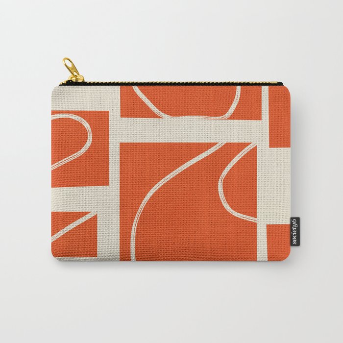 Abstract Pathways 5 Carry All Pouch Gallery Image 1
