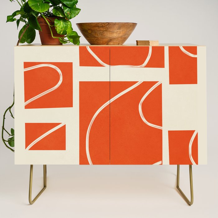Abstract Pathways 5 Credenza Gallery Image 1