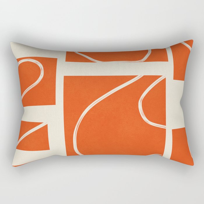 Abstract Pathways 5 Rectangular Pillow Gallery Image 1