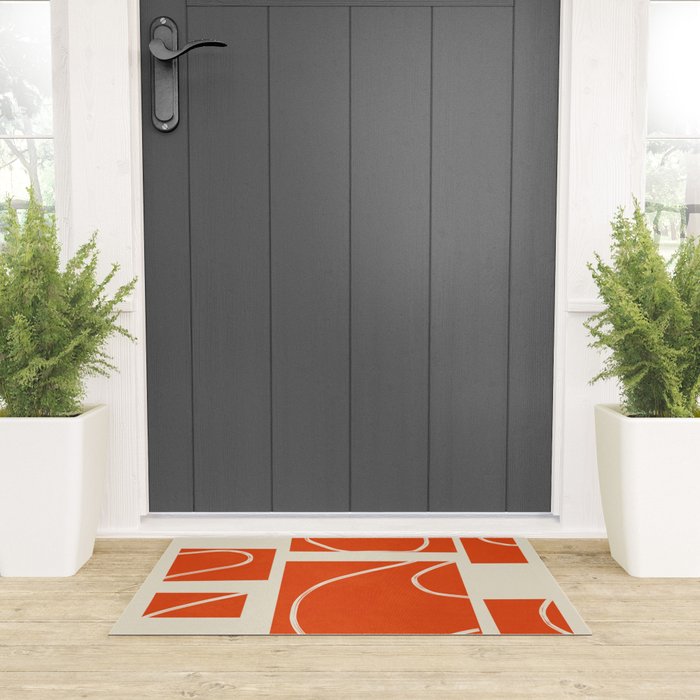 Abstract Pathways 5 Welcome Mat Gallery Image 3