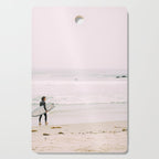 California Coast Surfer - Venice Beach Ocean View - Travel Photography Cutting Board Gallery Image 1