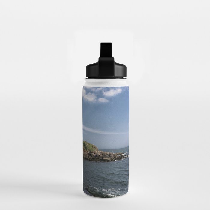 Nubble Lighthouse in Summer Water Bottle Gallery Image 2