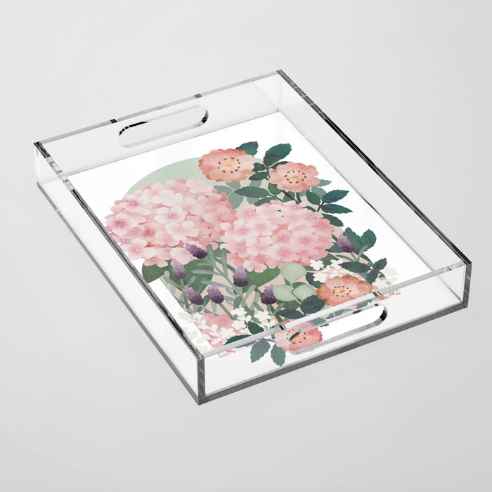 Summer Garden Window Acrylic Tray Gallery Image 1