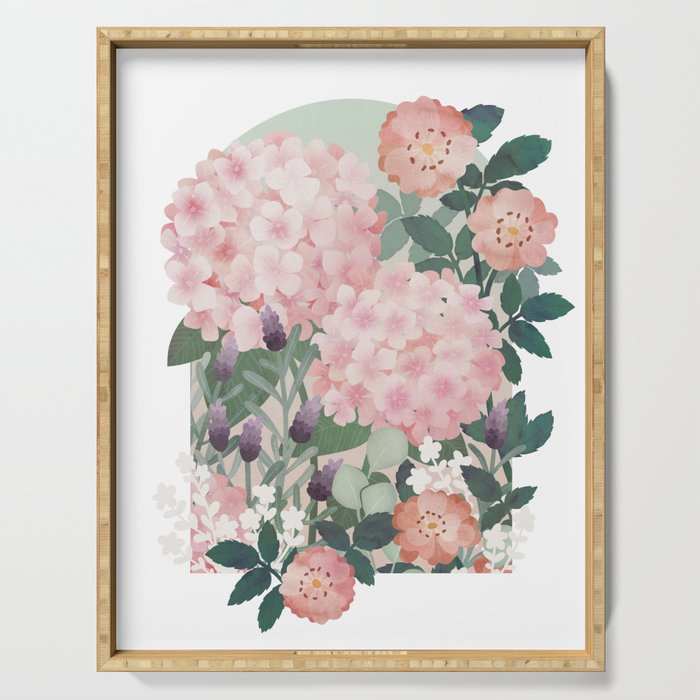 Summer Garden Window Serving Tray Gallery Image 1