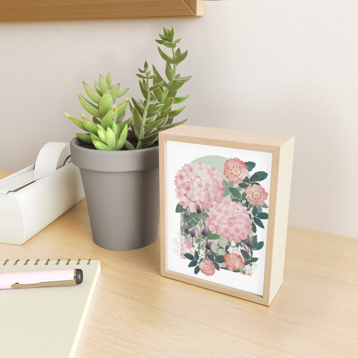Summer Garden Window Mini Art Print Gallery Image 2