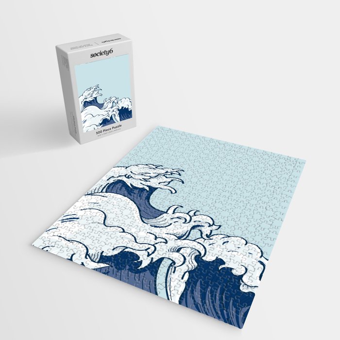 The Great Kanagawa Japanese Wave Jigsaw Puzzle Gallery Image 2