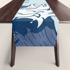 The Great Kanagawa Japanese Wave Table Runner Gallery Image 1