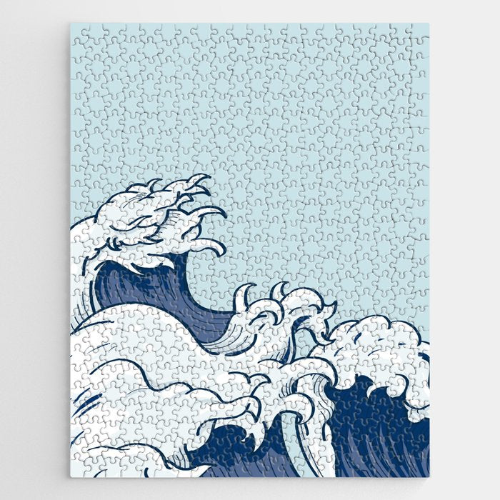 The Great Kanagawa Japanese Wave Jigsaw Puzzle Gallery Image 1