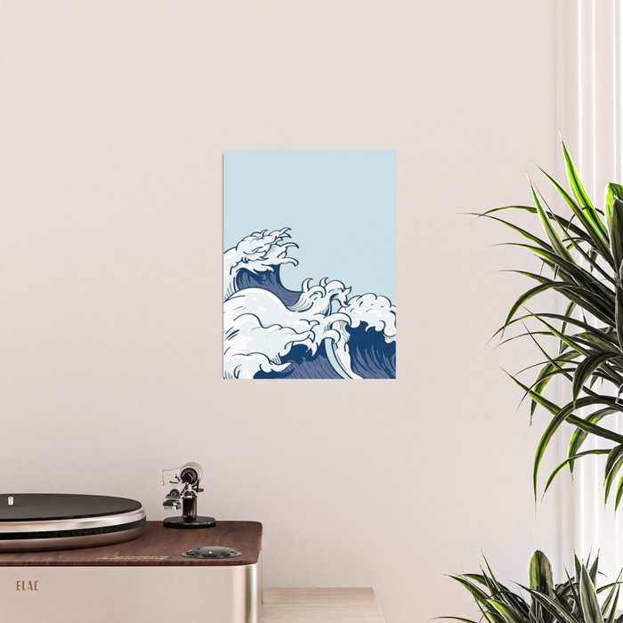 The Great Kanagawa Japanese Wave Poster Gallery Image 2