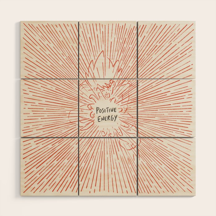 Positive Energy Wood Wall Art Gallery Image 1