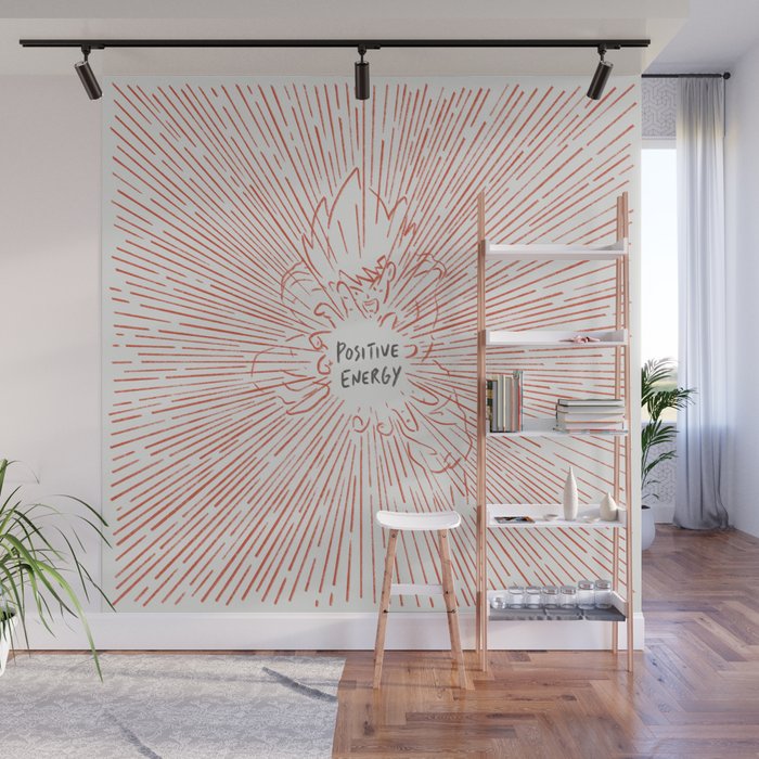 Positive Energy Wall Mural Gallery Image 1
