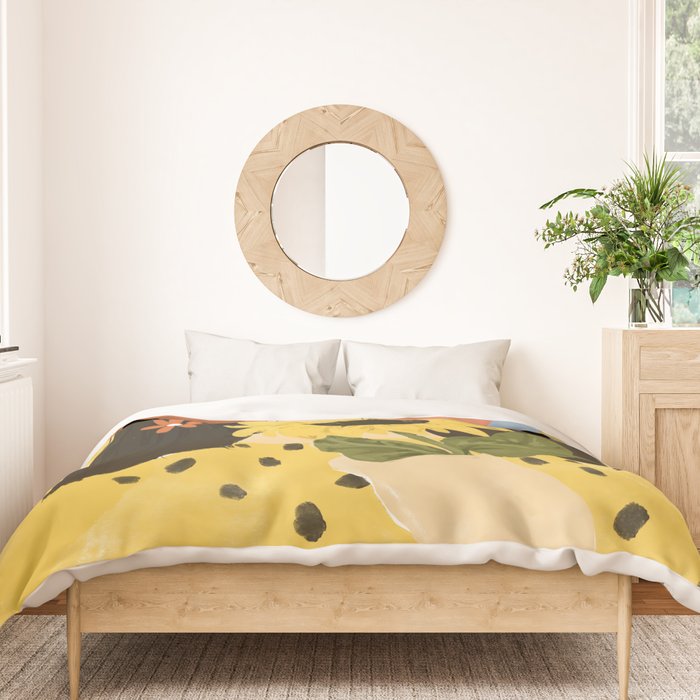 Sunflowers In Your Face Duvet Cover Gallery Image 3