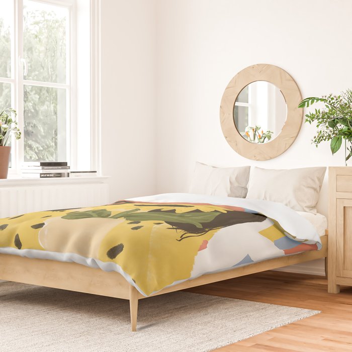 Sunflowers In Your Face Duvet Cover Gallery Image 2