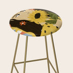 Sunflowers In Your Face Stool Gallery Image 2
