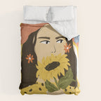 Sunflowers In Your Face Duvet Cover Gallery Image 6