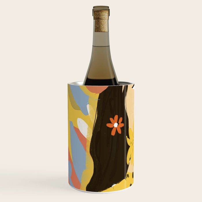 Sunflowers In Your Face Wine Chiller Gallery Image 2