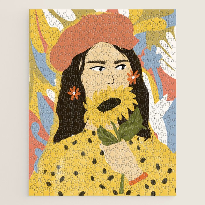 Sunflowers In Your Face Jigsaw Puzzle Gallery Image 1