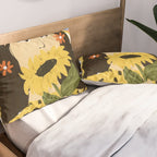Sunflowers In Your Face Pillow Sham Gallery Image 2
