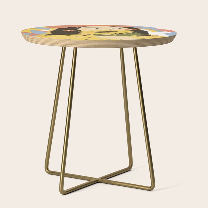 Sunflowers In Your Face Side Table Gallery Image 1