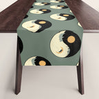 Hidden cat 36 yin yang balance Table Runner Gallery Image 1