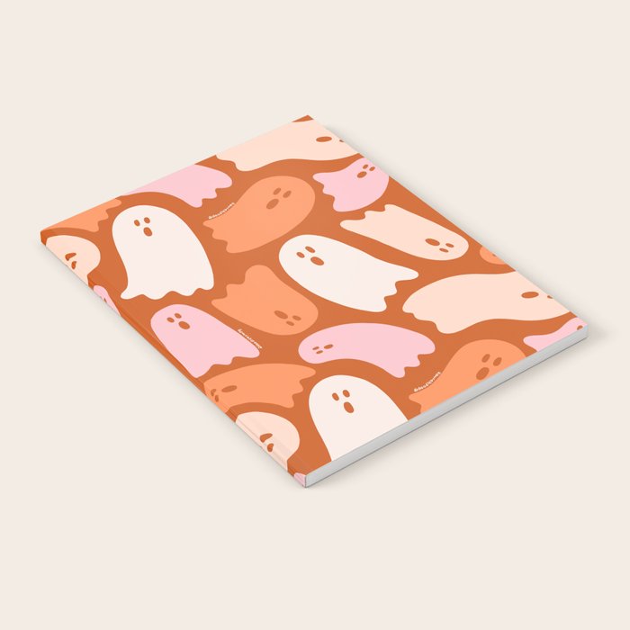 Ghost Print in Orange Notebook Gallery Image 2