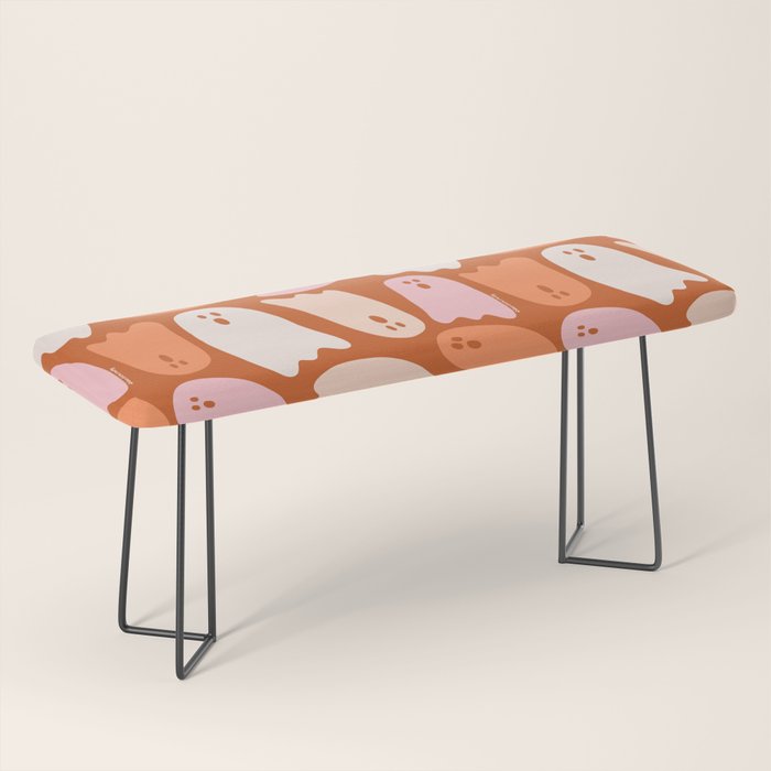 Ghost Print in Orange Bench Gallery Image 1