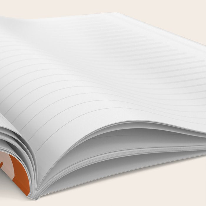 Ghost Print in Orange Notebook Gallery Image 2