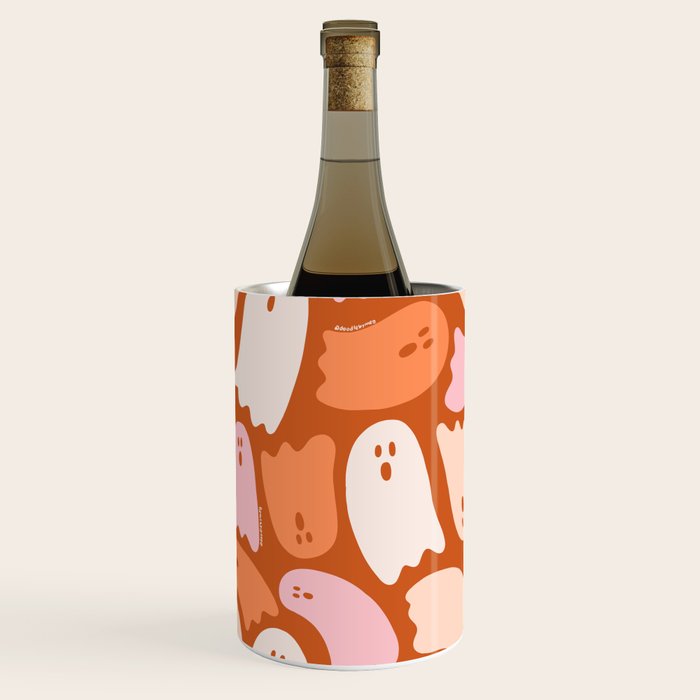 Ghost Print in Orange Wine Chiller Gallery Image 2