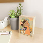 Woman at Peace  Mini Art Print Gallery Image 2