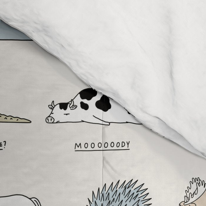 The Moody Animals (Colours) Comforter Gallery Image 4