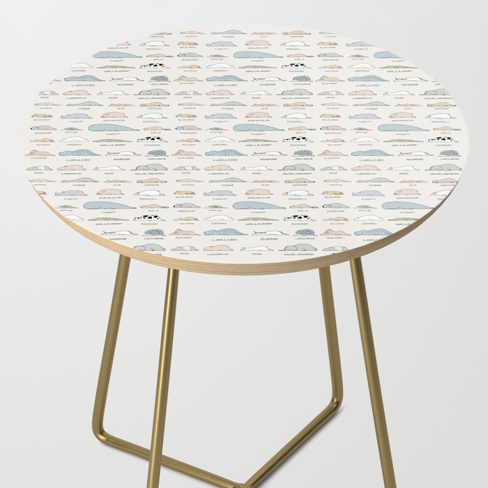 The Moody Animals (Colours) Side Table Gallery Image 2