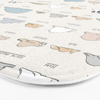 The Moody Animals (Colours) Bath Mat Gallery Image 3