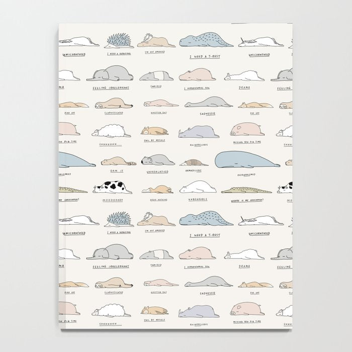 The Moody Animals (Colours) Notebook Gallery Image 4