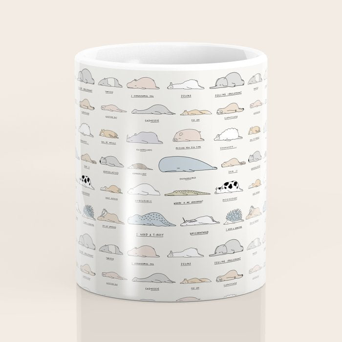 The Moody Animals (Colours) Coffee Mug Gallery Image 4