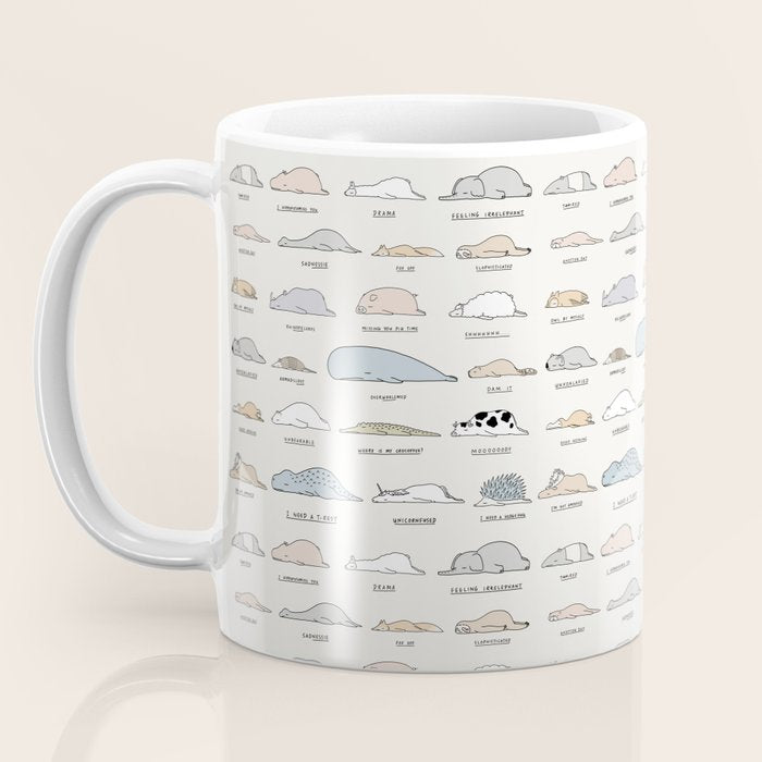 The Moody Animals (Colours) Coffee Mug Gallery Image 3