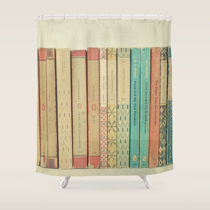 Books Shower Curtain Gallery Image 1