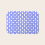 Vintage Stars XVI Periwinkle Blue Bath Mat Gallery Image 1