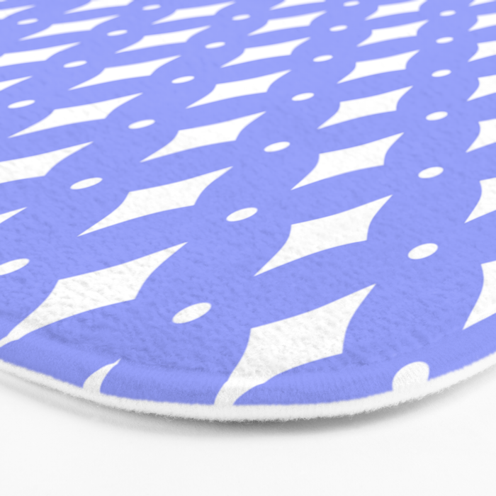 Vintage Stars XVI Periwinkle Blue Bath Mat Gallery Image 3