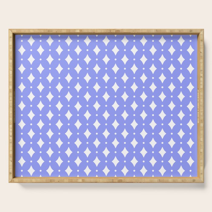 Vintage Stars XVI Periwinkle Blue Serving Tray Gallery Image 1