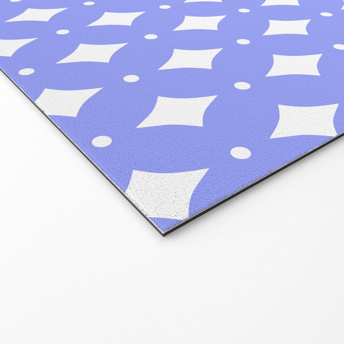 Vintage Stars XVI Periwinkle Blue Welcome Mat Gallery Image 2