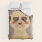 Meerkat, Animal Portrait Comforter Gallery Image 6