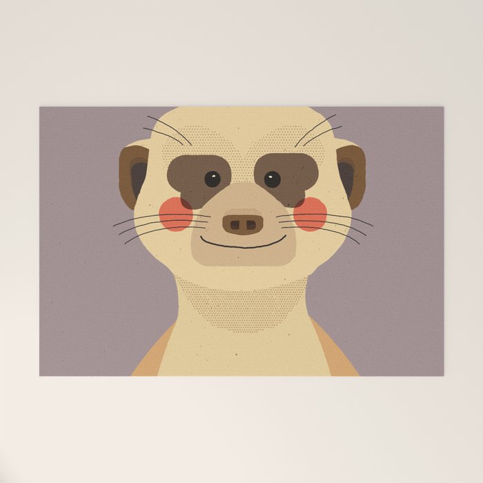 Meerkat, Animal Portrait Welcome Mat