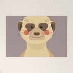 Meerkat, Animal Portrait Welcome Mat Gallery Image 1